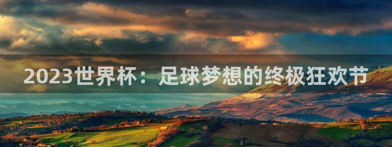 世界杯 赛程：2023世界杯：足球梦想的终极狂欢节